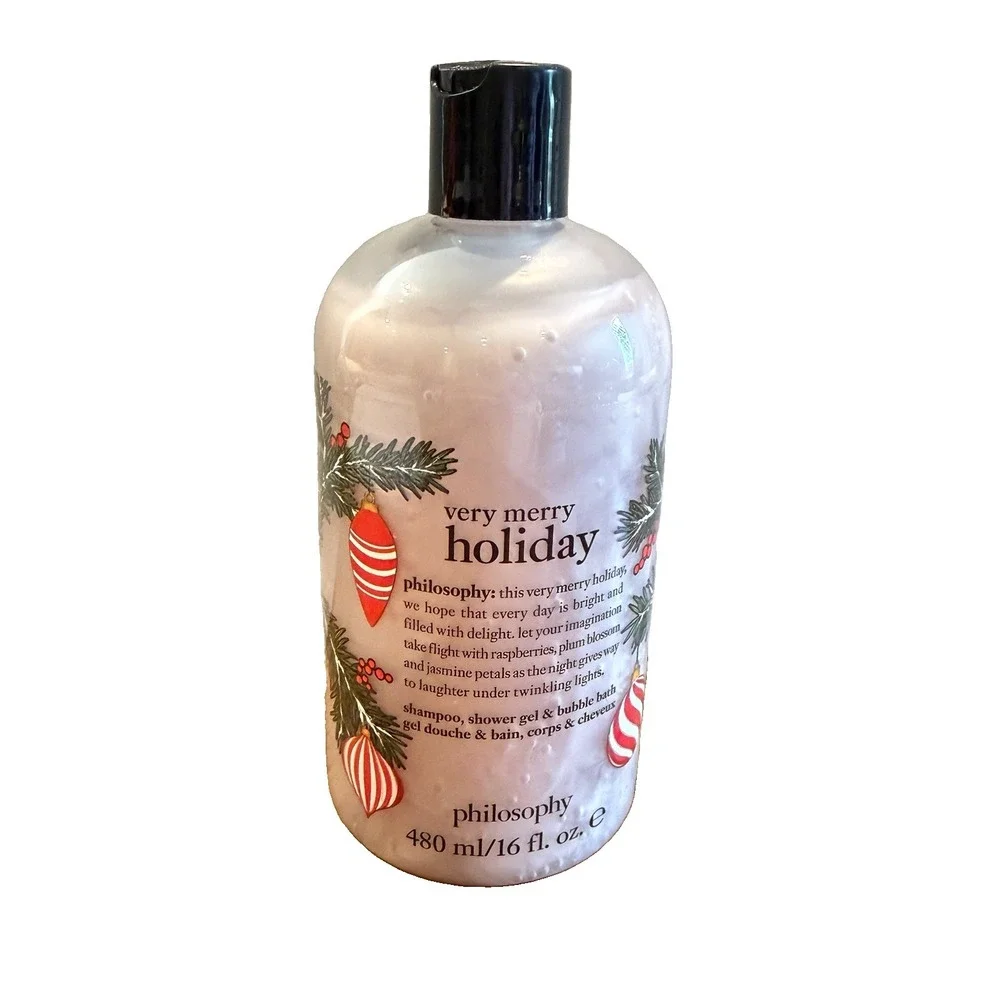 Philosophy Christmas Shower Gel Bundle Snow Angel Skating Very Merry Holiday 3